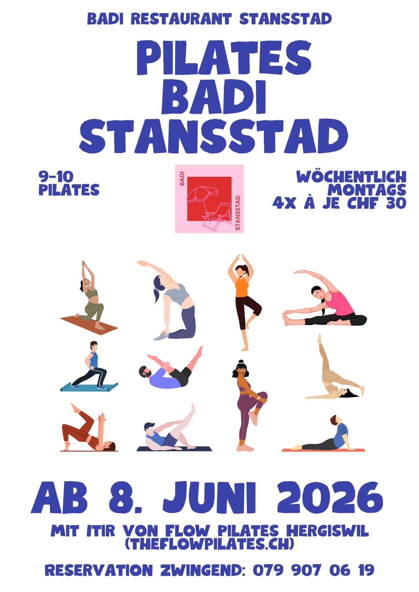 Pilates Badi Stansstad flyer